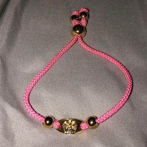Brand New Pink Bracelet with Gold Accents